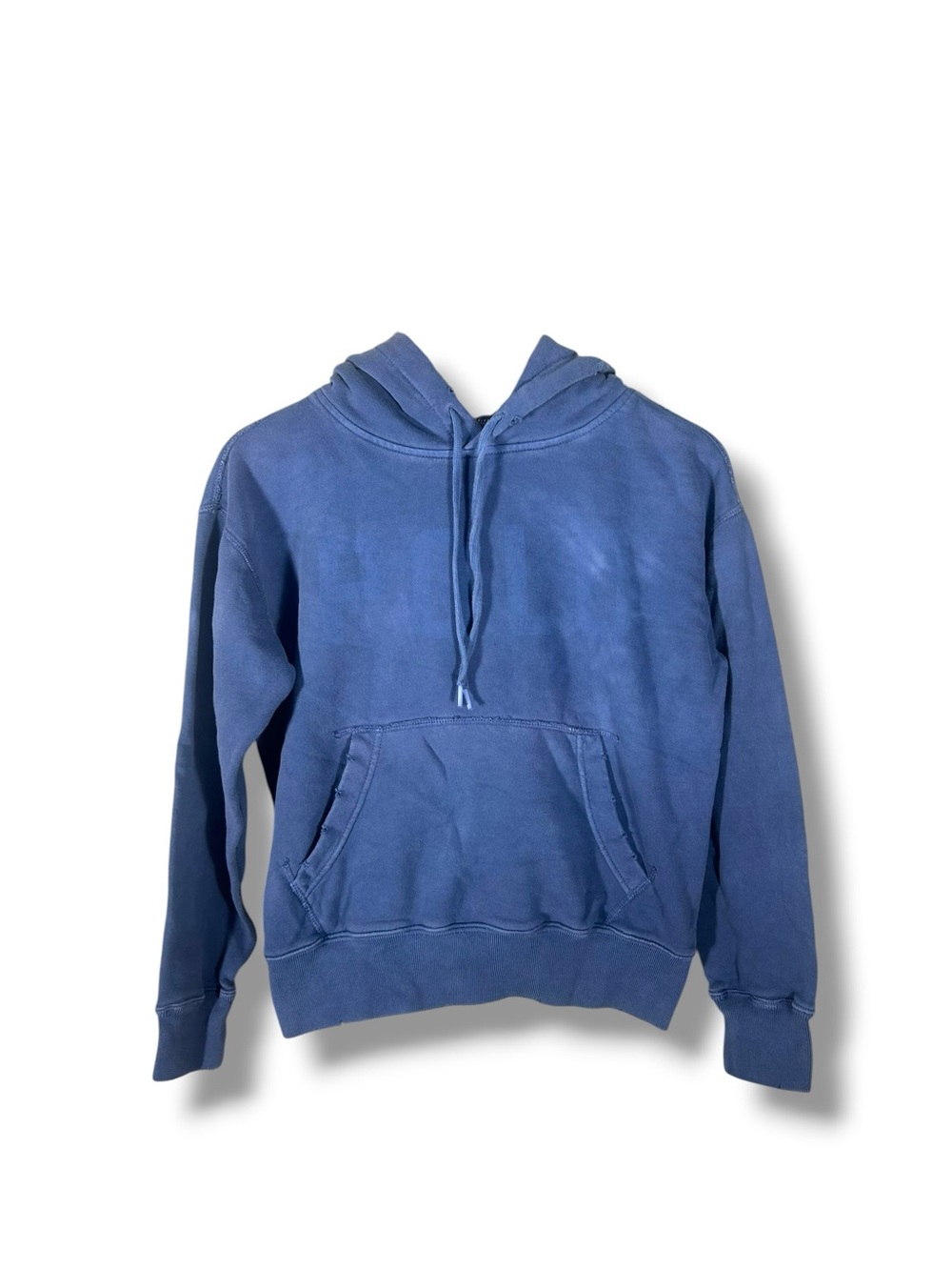 Women’s Polo Ralph Lauren Distressed Indigo Pullover Hoodie Size Medium